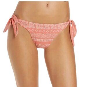 NEW Robin Piccone Isla Side Tie Bikini Bottoms in Terracotta Sz. M